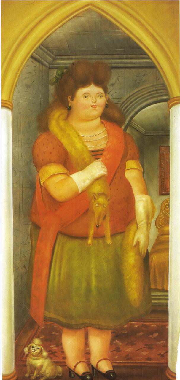 Der Palast Fernando Botero Ölgemälde